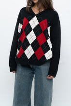 Load image into Gallery viewer, Vintage x TOMMY HILFIGER Cotton Argyle Knit Sweater (XS-L)