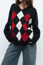 Load image into Gallery viewer, Vintage x TOMMY HILFIGER Cotton Argyle Knit Sweater (XS-L)
