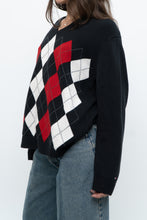 Load image into Gallery viewer, Vintage x TOMMY HILFIGER Cotton Argyle Knit Sweater (XS-L)