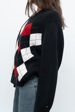 Load image into Gallery viewer, Vintage x TOMMY HILFIGER Cotton Argyle Knit Sweater (XS-L)
