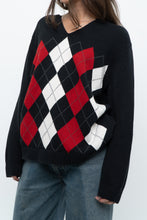Load image into Gallery viewer, Vintage x TOMMY HILFIGER Cotton Argyle Knit Sweater (XS-L)