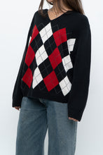 Load image into Gallery viewer, Vintage x TOMMY HILFIGER Cotton Argyle Knit Sweater (XS-L)