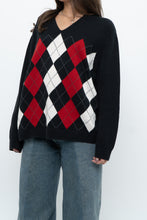 Load image into Gallery viewer, Vintage x TOMMY HILFIGER Cotton Argyle Knit Sweater (XS-L)