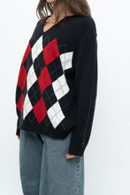 Load image into Gallery viewer, Vintage x TOMMY HILFIGER Cotton Argyle Knit Sweater (XS-L)