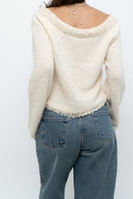 Load image into Gallery viewer, Vintage x Made in Hong Kong x Cream Pearl Beaded Off-Shoulder Sweater (S, M)