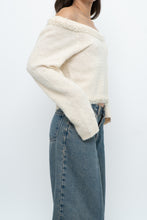 Load image into Gallery viewer, Vintage x Made in Hong Kong x Cream Pearl Beaded Off-Shoulder Sweater (S, M)