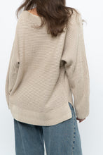 Load image into Gallery viewer, Modern x Oatmeal Ribbed Cozy Knit Sweater (XS-L)