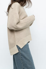 Load image into Gallery viewer, Modern x Oatmeal Ribbed Cozy Knit Sweater (XS-L)