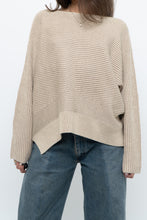 Load image into Gallery viewer, Modern x Oatmeal Ribbed Cozy Knit Sweater (XS-L)