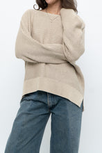 Load image into Gallery viewer, Modern x Oatmeal Ribbed Cozy Knit Sweater (XS-L)