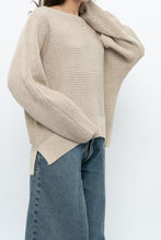 Load image into Gallery viewer, Modern x Oatmeal Ribbed Cozy Knit Sweater (XS-L)