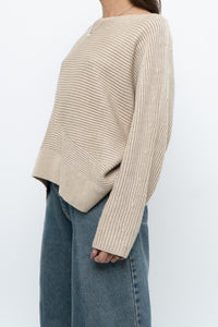 Modern x Oatmeal Ribbed Cozy Knit Sweater (XS-L)