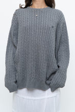 Load image into Gallery viewer, Vintage x CHAPS Grey Cableknit Cotton Sweater (XS-L)