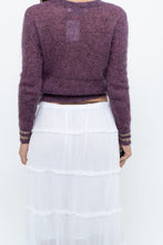 Load image into Gallery viewer, RUBY x Heathered Purple Mohair Cropped Sweater (XS-M)