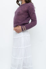 Load image into Gallery viewer, RUBY x Heathered Purple Mohair Cropped Sweater (XS-M)