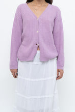 Load image into Gallery viewer, DES PETITS HAUTS x Purple Mohair-blend Cardigan (XS-M)