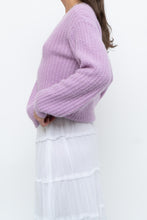 Load image into Gallery viewer, DES PETITS HAUTS x Purple Mohair-blend Cardigan (XS-M)