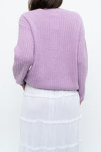 Load image into Gallery viewer, DES PETITS HAUTS x Purple Mohair-blend Cardigan (XS-M)