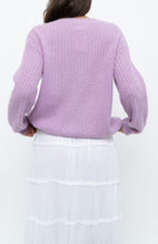 Load image into Gallery viewer, DES PETITS HAUTS x Purple Mohair-blend Cardigan (XS-M)