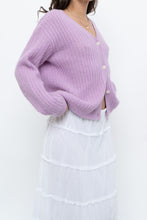 Load image into Gallery viewer, DES PETITS HAUTS x Purple Mohair-blend Cardigan (XS-M)