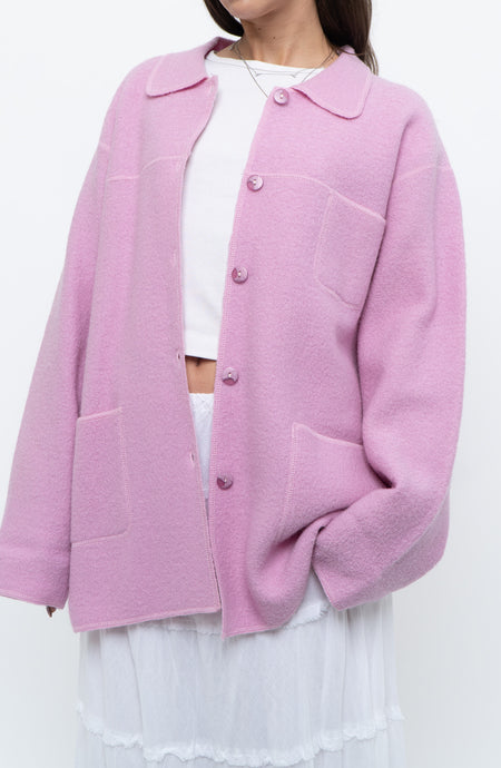 Vintage x TABI Pink Wool Lightweight Jacket (XS-L)