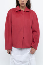 Load image into Gallery viewer, AKRIS x Watermelon Pink Wool, Angora Cropped Soft Jacket (XS-L)