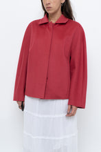 Load image into Gallery viewer, AKRIS x Watermelon Pink Wool, Angora Cropped Soft Jacket (XS-L)