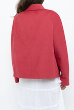 Load image into Gallery viewer, AKRIS x Watermelon Pink Wool, Angora Cropped Soft Jacket (XS-L)
