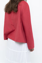 Load image into Gallery viewer, AKRIS x Watermelon Pink Wool, Angora Cropped Soft Jacket (XS-L)