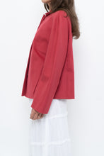 Load image into Gallery viewer, AKRIS x Watermelon Pink Wool, Angora Cropped Soft Jacket (XS-L)