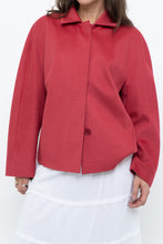 Load image into Gallery viewer, AKRIS x Watermelon Pink Wool, Angora Cropped Soft Jacket (XS-L)