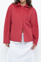 Load image into Gallery viewer, AKRIS x Watermelon Pink Wool, Angora Cropped Soft Jacket (XS-L)