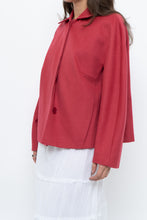 Load image into Gallery viewer, AKRIS x Watermelon Pink Wool, Angora Cropped Soft Jacket (XS-L)