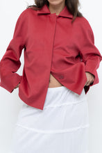 Load image into Gallery viewer, AKRIS x Watermelon Pink Wool, Angora Cropped Soft Jacket (XS-L)