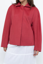 Load image into Gallery viewer, AKRIS x Watermelon Pink Wool, Angora Cropped Soft Jacket (XS-L)