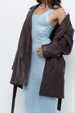 Load image into Gallery viewer, Vintage x Handmade Baby Blue Sequin Knit Midi Dress (XS, S)