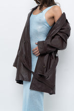 Load image into Gallery viewer, Vintage x Handmade Baby Blue Sequin Knit Midi Dress (XS, S)