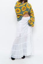 Load image into Gallery viewer, Vintage x White Cotton Tiered Maxi Skirt/Dress (S-L)