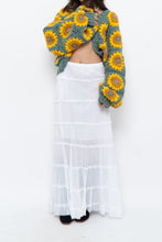 Load image into Gallery viewer, Vintage x White Cotton Tiered Maxi Skirt/Dress (S-L)