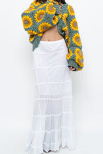 Load image into Gallery viewer, Vintage x White Cotton Tiered Maxi Skirt/Dress (S-L)