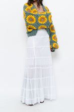 Load image into Gallery viewer, Vintage x White Cotton Tiered Maxi Skirt/Dress (S-L)