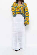 Load image into Gallery viewer, Vintage x White Cotton Tiered Maxi Skirt/Dress (S-L)