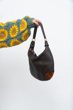 Load image into Gallery viewer, Vintage x DEREK ALEXANDER Dark Brown, Tan Leather Purse
