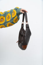 Load image into Gallery viewer, Vintage x DEREK ALEXANDER Dark Brown, Tan Leather Purse