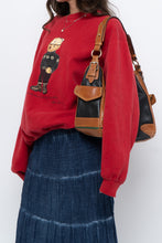 Load image into Gallery viewer, Vintage x DOONEY &amp; BURKE Black, Tan Pebble Leather Purse