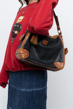 Load image into Gallery viewer, Vintage x DOONEY &amp; BURKE Black, Tan Pebble Leather Purse