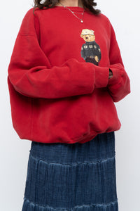 Vintage x POLO RALPH LAUREN Red Bear Crewneck (XS-XL)