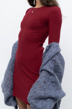 Load image into Gallery viewer, REFORMATION x Red Ribbed Long Sleeve Mini Dress (XS)
