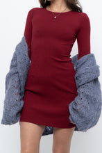 Load image into Gallery viewer, REFORMATION x Red Ribbed Long Sleeve Mini Dress (XS)
