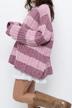 Load image into Gallery viewer, Vintage x Pink Two-tone Cotton Ribbed Knit Turtleneck (XS-XL)